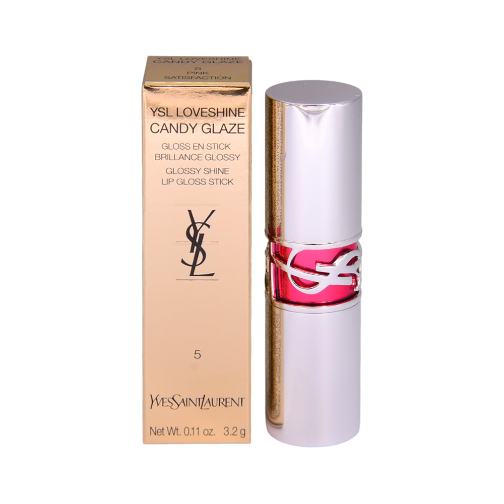 YSL LOVESHINE CANDY GLAZE GLOSSY SHINE PINK SATISFACTION 5 L