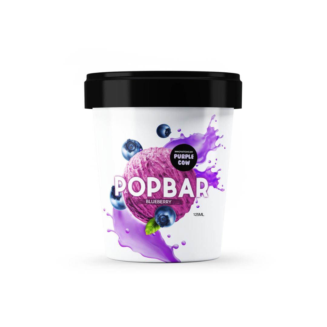 BLUBERRY ICE CREAM CUPS 125 ML