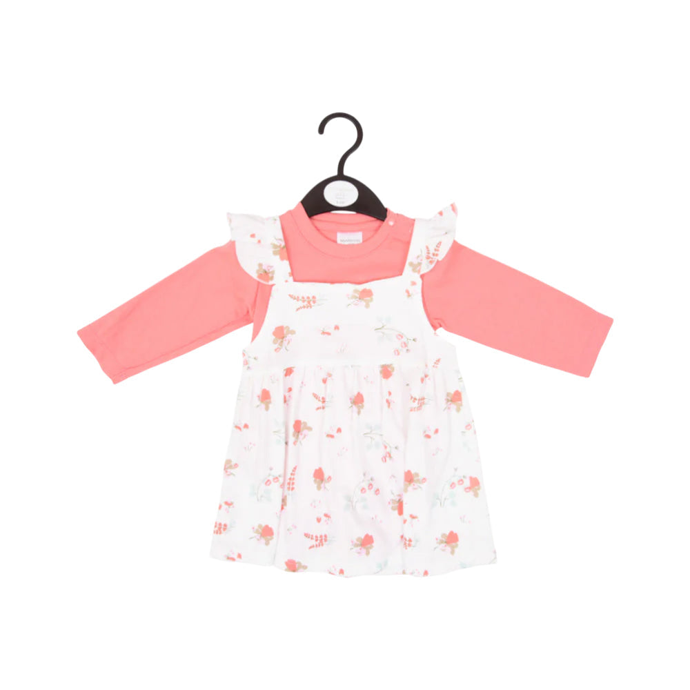 GIRLS L/S 2PC FROCK IRW-25 6-9M 257-140 THAI