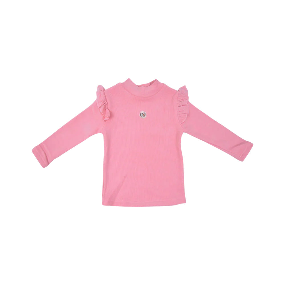 GIRLS L/S KNIT BLOUSE NZW-25 5-6 YEAR 01034