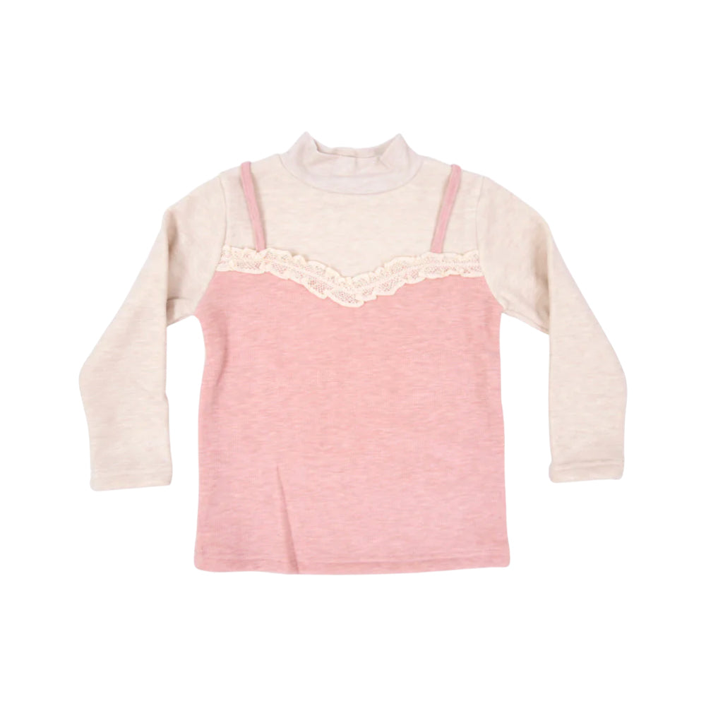 GIRLS L/S KNIT BLOUSE NZW-25 5-6 YEAR 01035