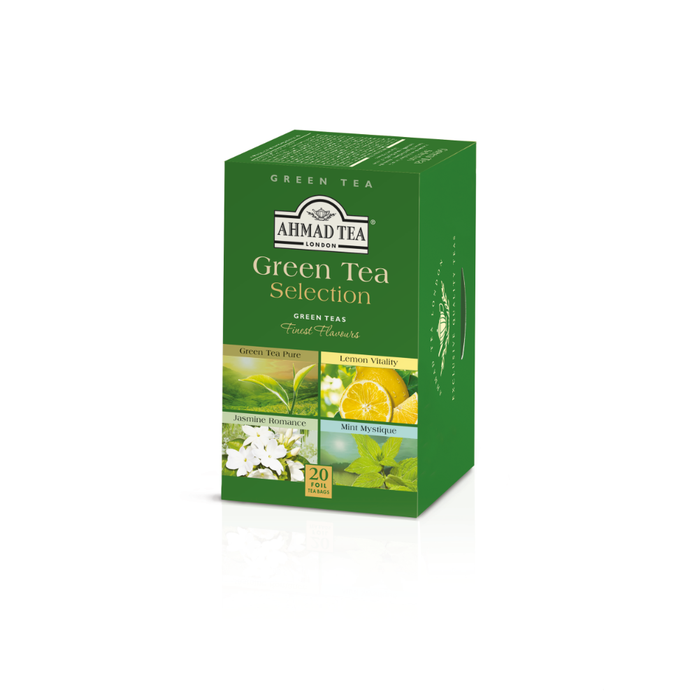 AHMAD TEA BAGS GREEN TEA SELECTION 20PCS 40 GM