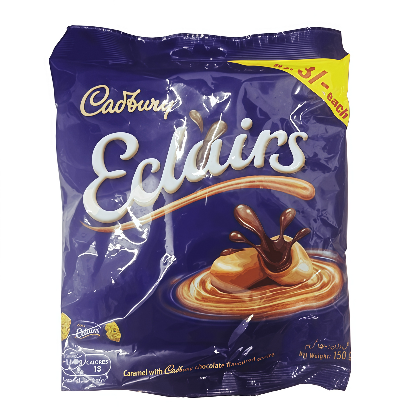 CADBURY ECLAIRS TOFFEE POUCH 140 GM