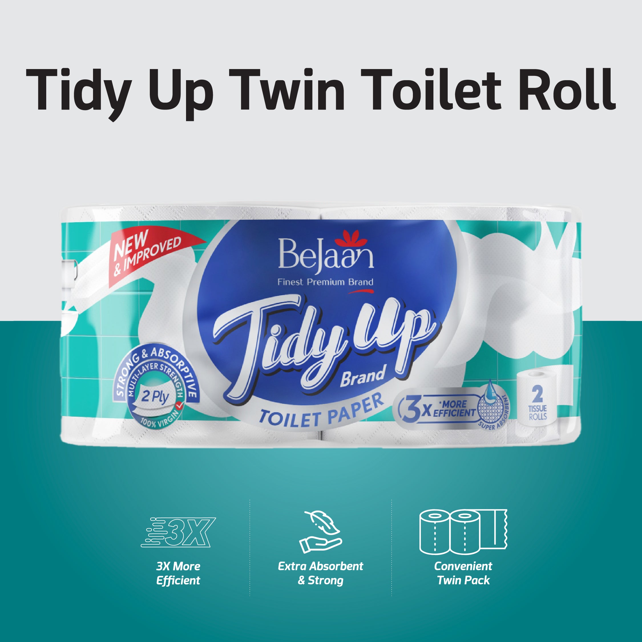 BE JAAN TOILET ROLL TWIN