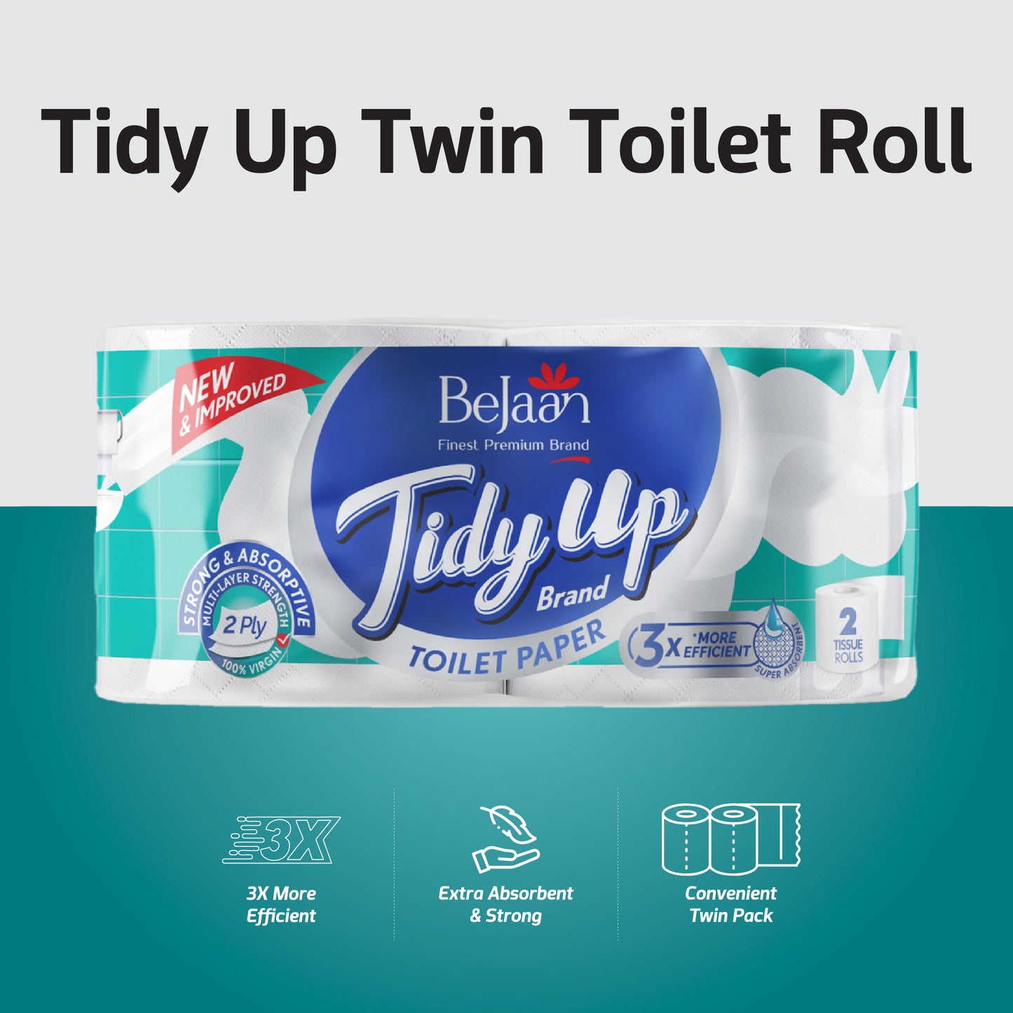BE JAAN TOILET ROLL TWIN
