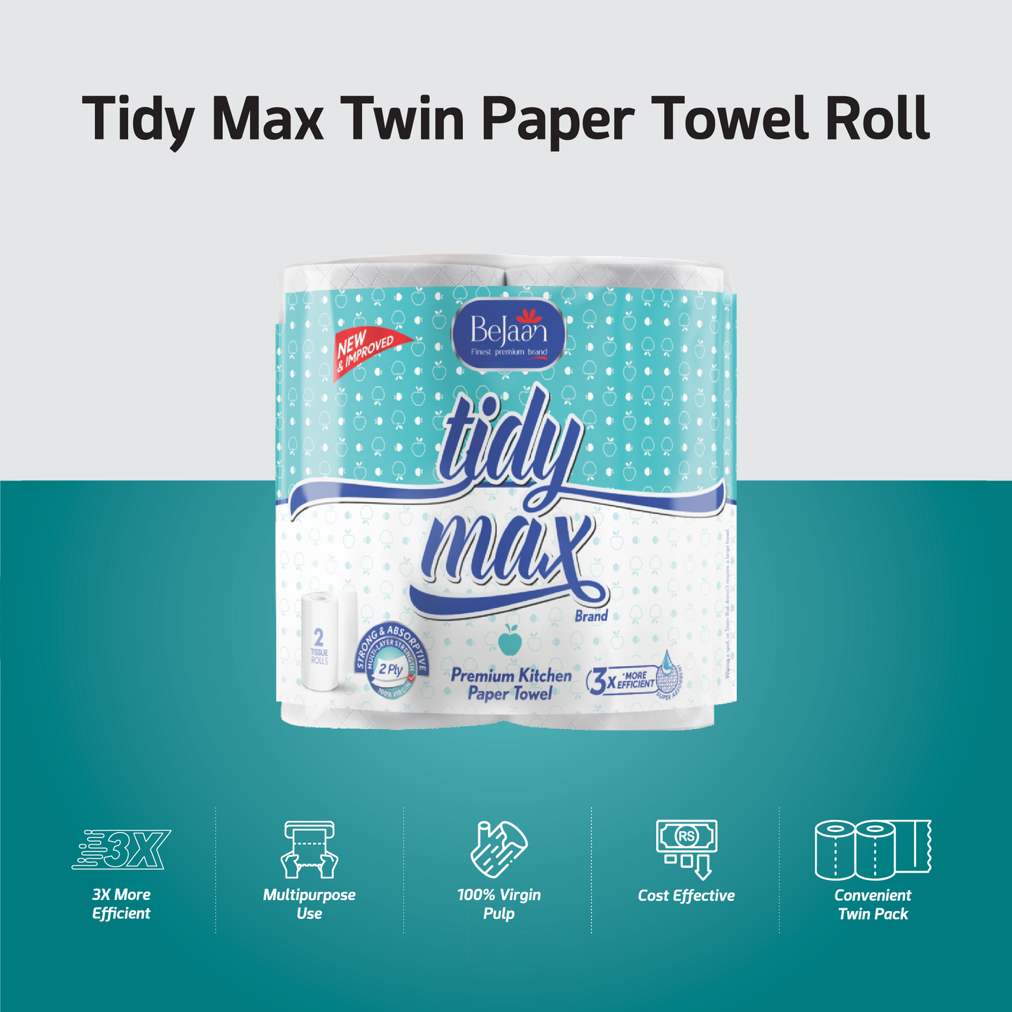 BE JAAN KITCHEN TOWEL TWIN