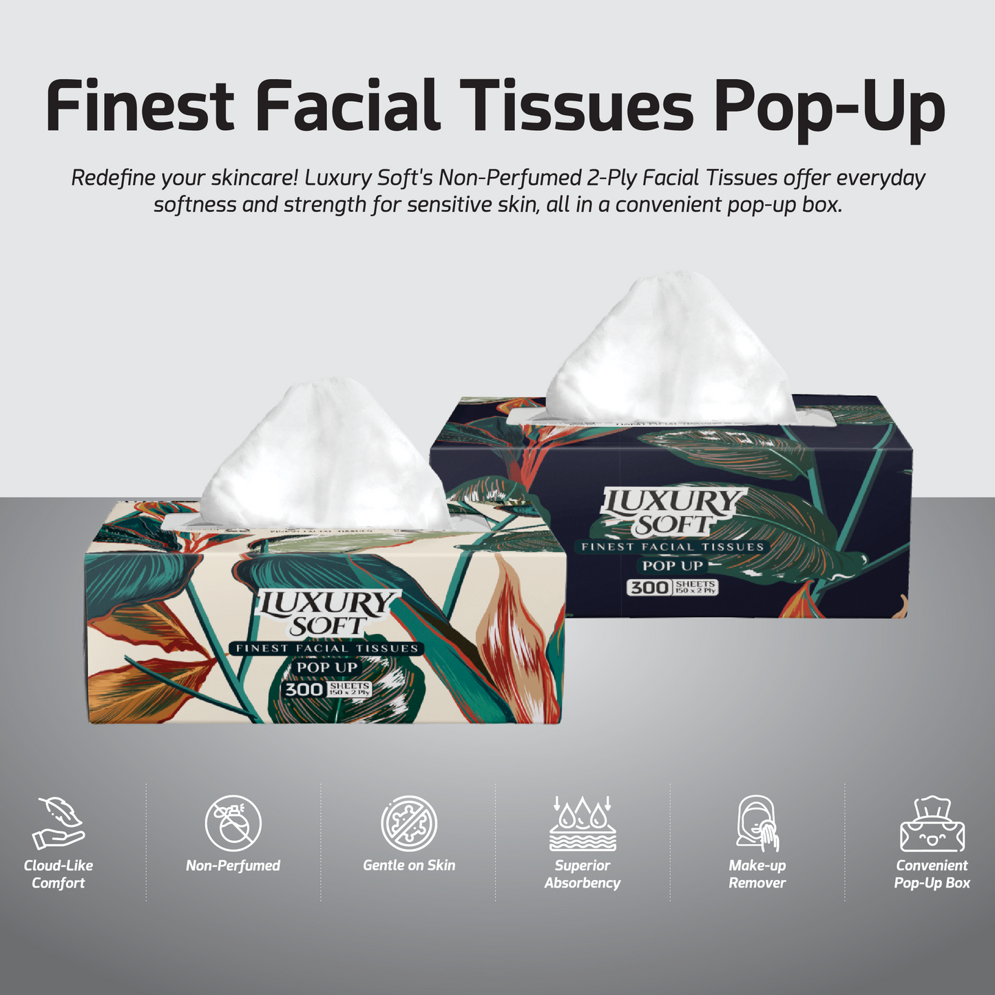 LUXURY SOFT POP UP150 X 2 PLY