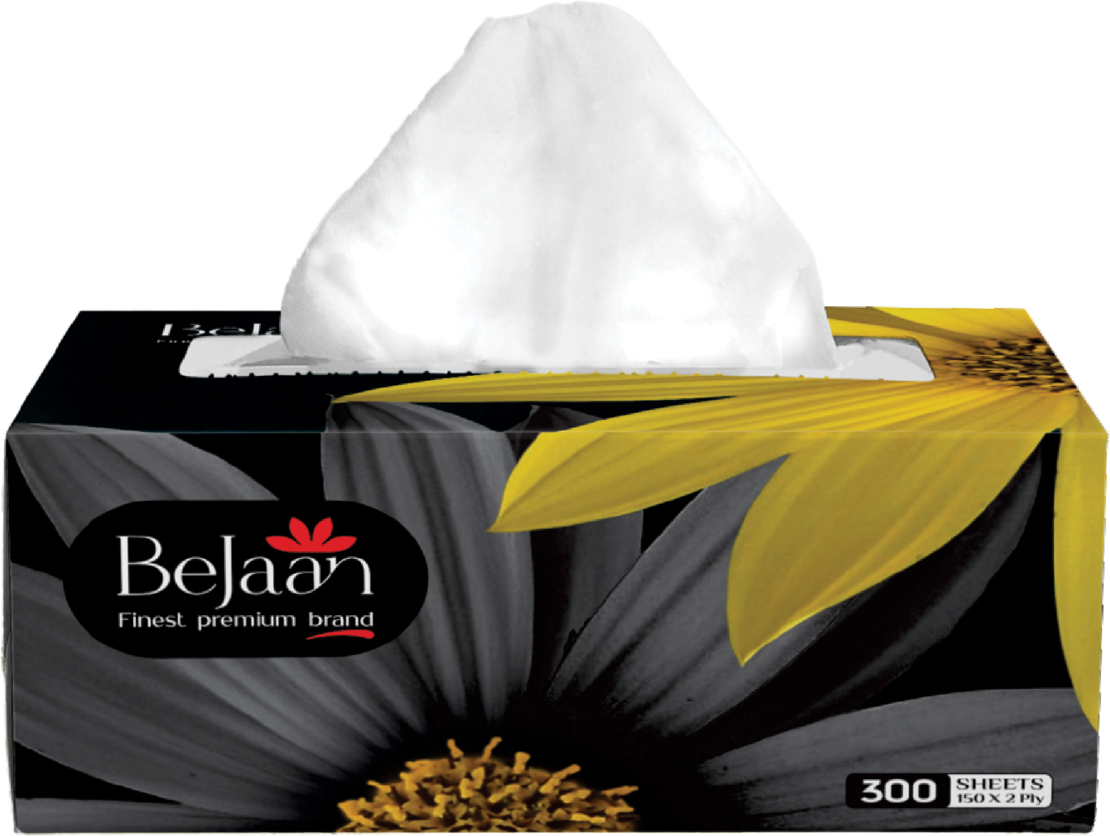 BEJ AAN POP UP BLACK 150 X 2 PLY