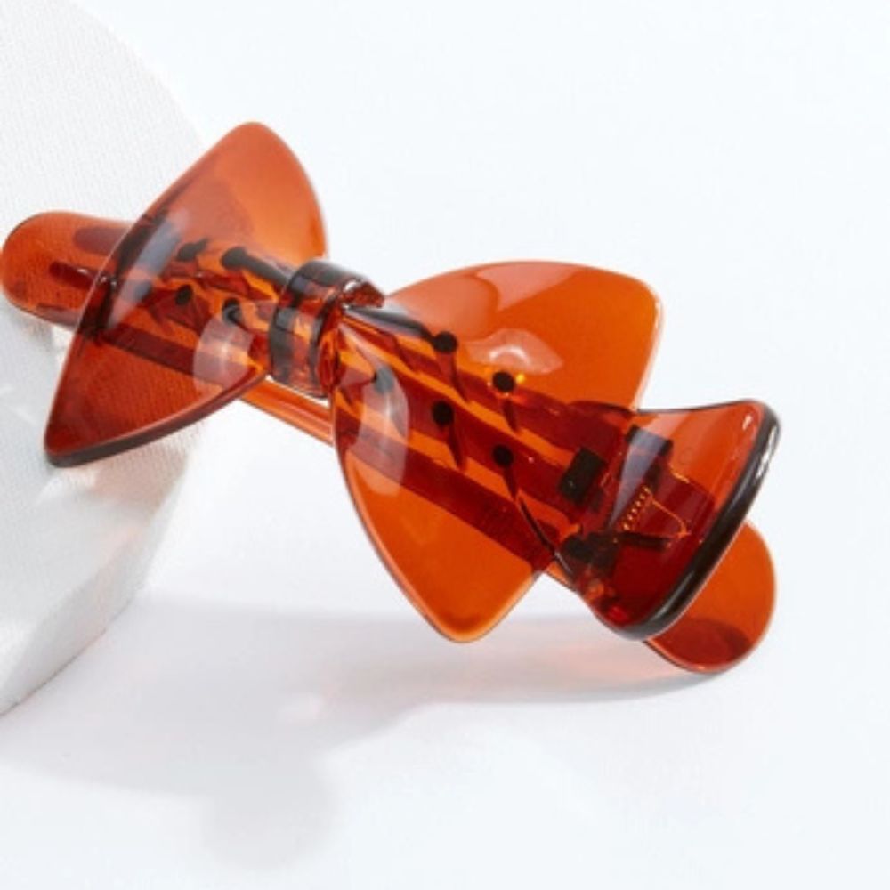 SH SASHA BOW DETAIL HAIR CLAMP LARGE SINGLE