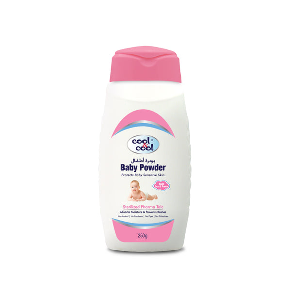 COOL & COOL BABY POWDER STERILIZED 250GM