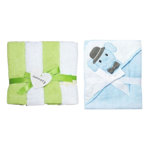 Baby Face & Bath Towel