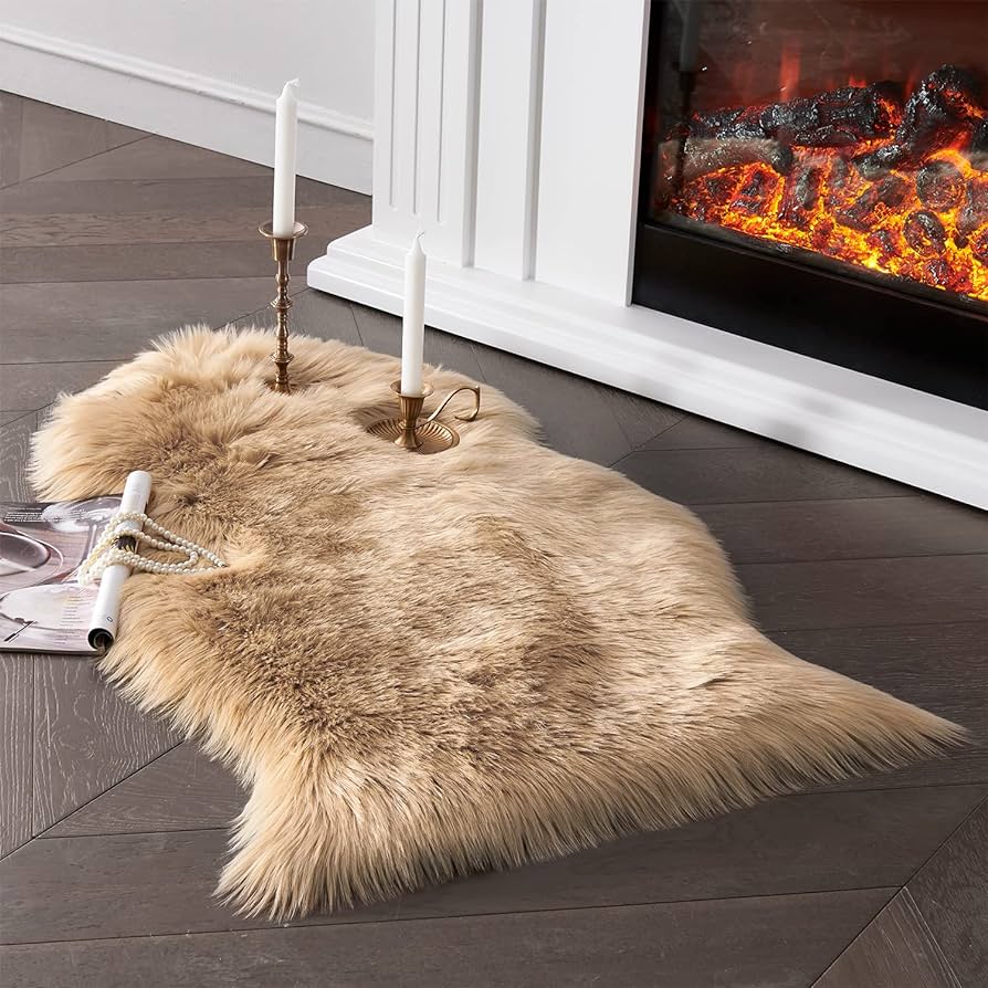 ORIENTAL FUR RUG 2X3