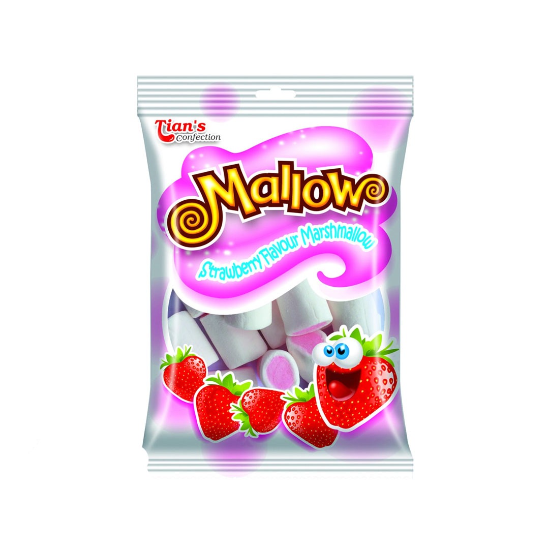TIANS MARSHMALLOW STRAWBERRY FLAVOUR 80 GM – Al-Fatah