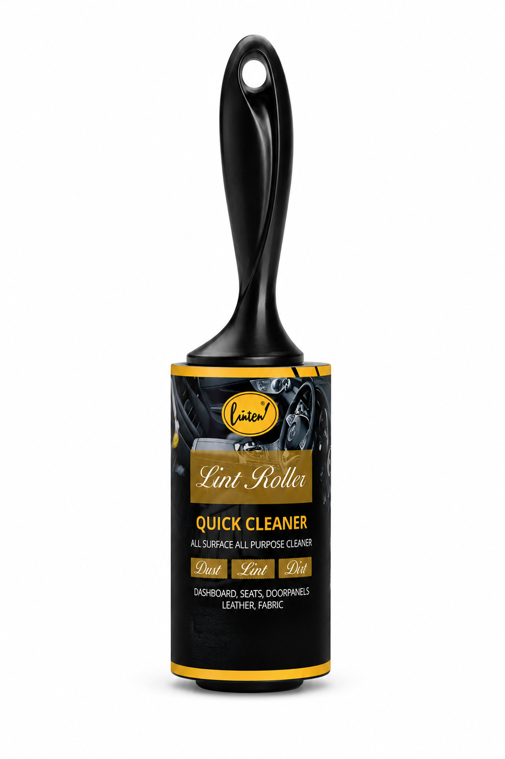 LINTEN CAR LINT ROLLER BLACK