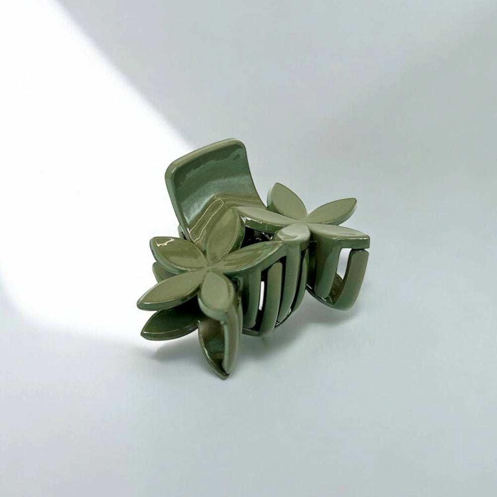SH DOUBLE FLOWER HAIR CLAW MEDIUM