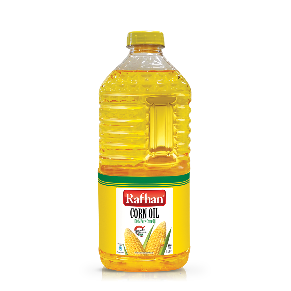 RAFHAN CORN OIL BOTTLE 3 LTR