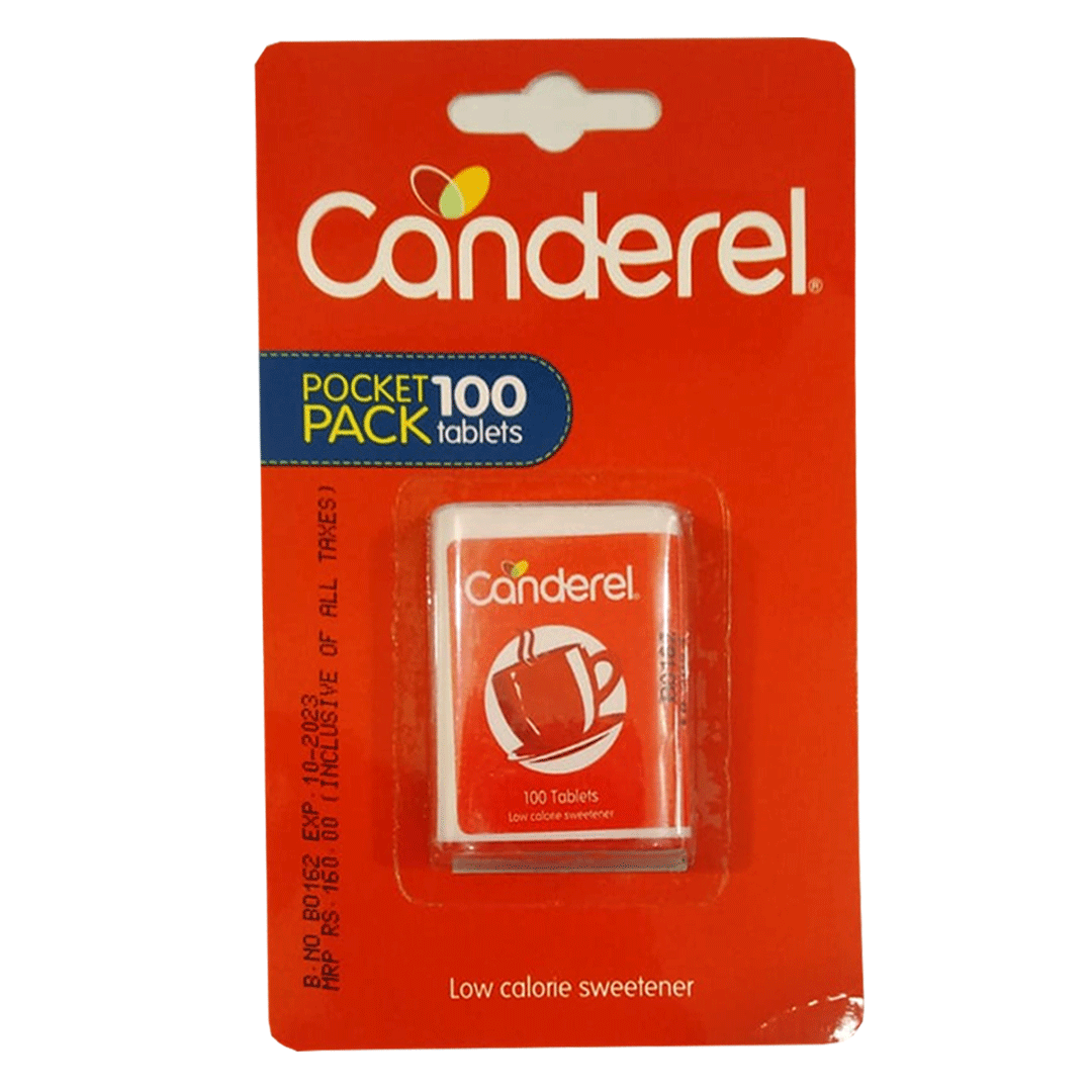 CANDEREL LOW CALORIE SWEETENER 100 TABLETS PC
