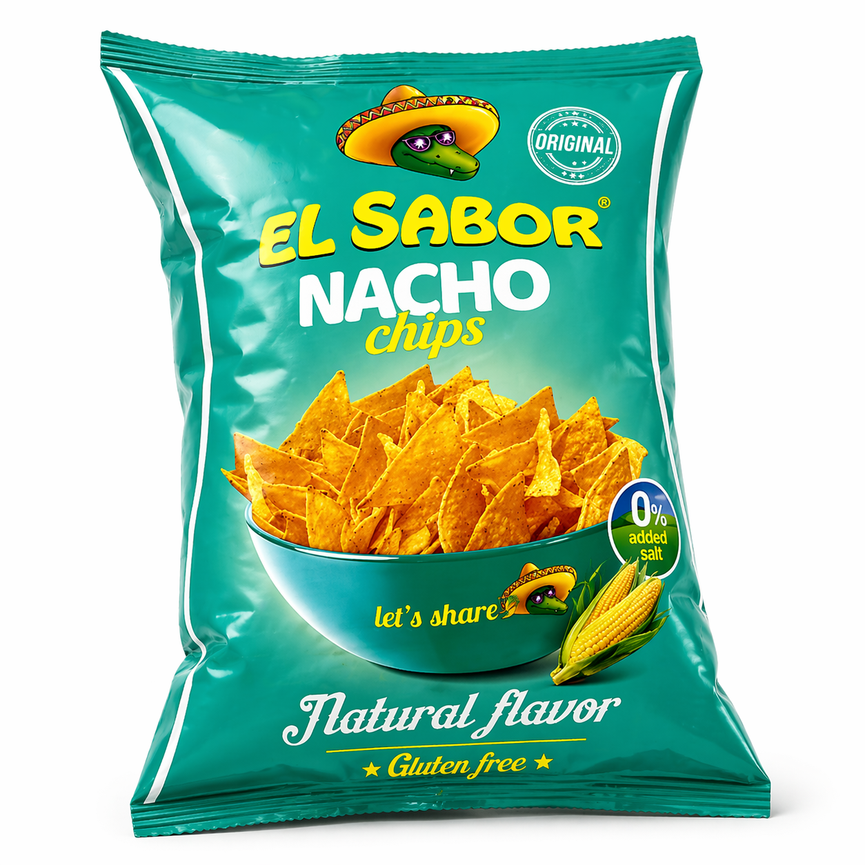 EL SABOR NACHO CHIPS NATURAL FLAVOR 100 GM