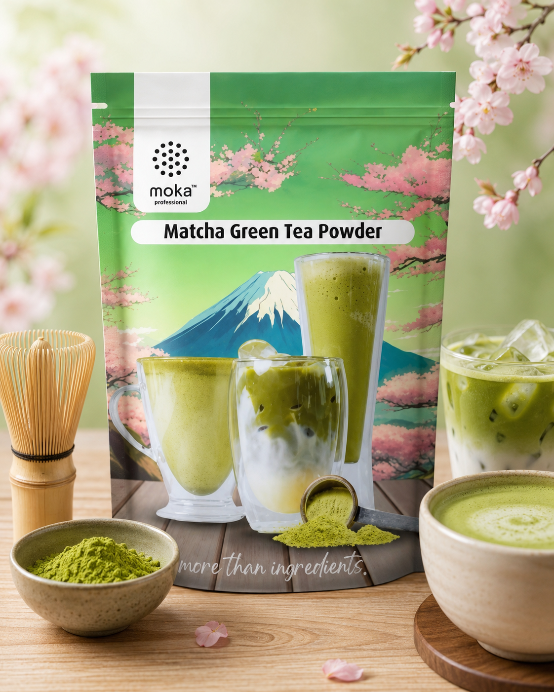 MOKA MACHA GREEN TEA POWDER 100 GM