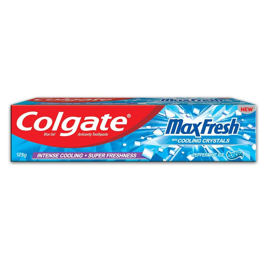 COLGATE TOOTH PASTE MAX FRESH PEPPERMINT ICE 125 GM