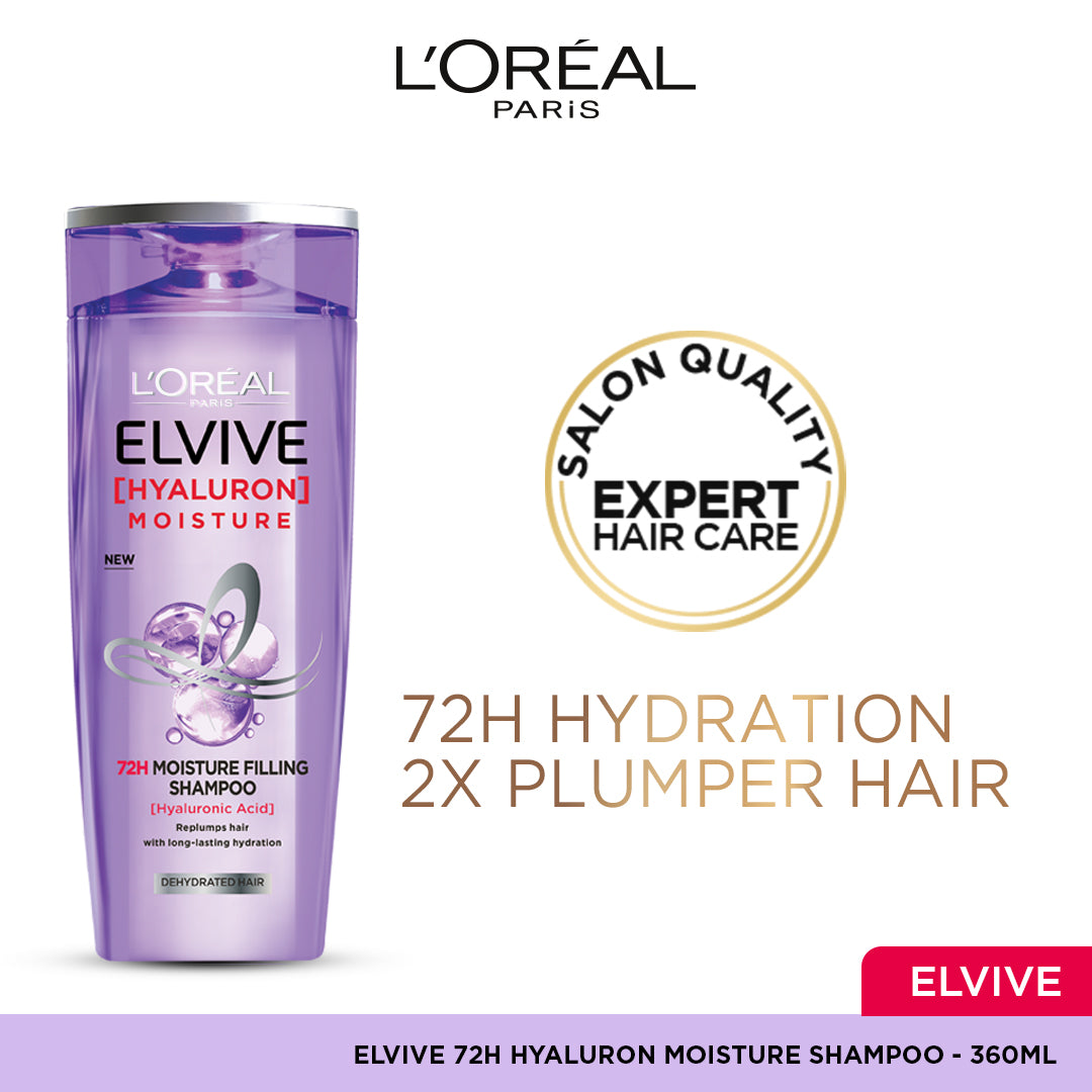 LOREAL ELVIVE HYALURON MOISTURE SHAMPOO 360 ML