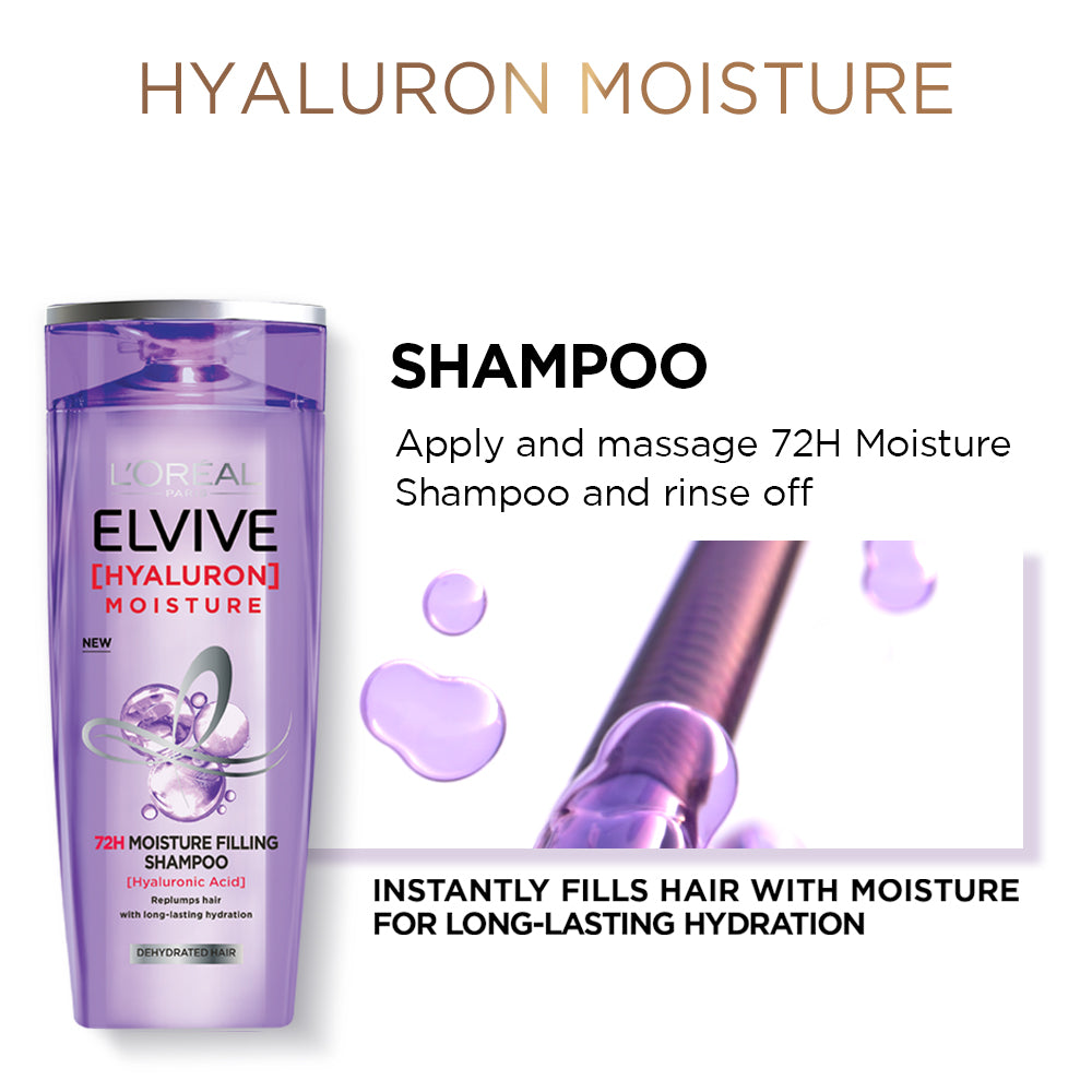 LOREAL ELVIVE HYALURON MOISTURE SHAMPOO 360 ML