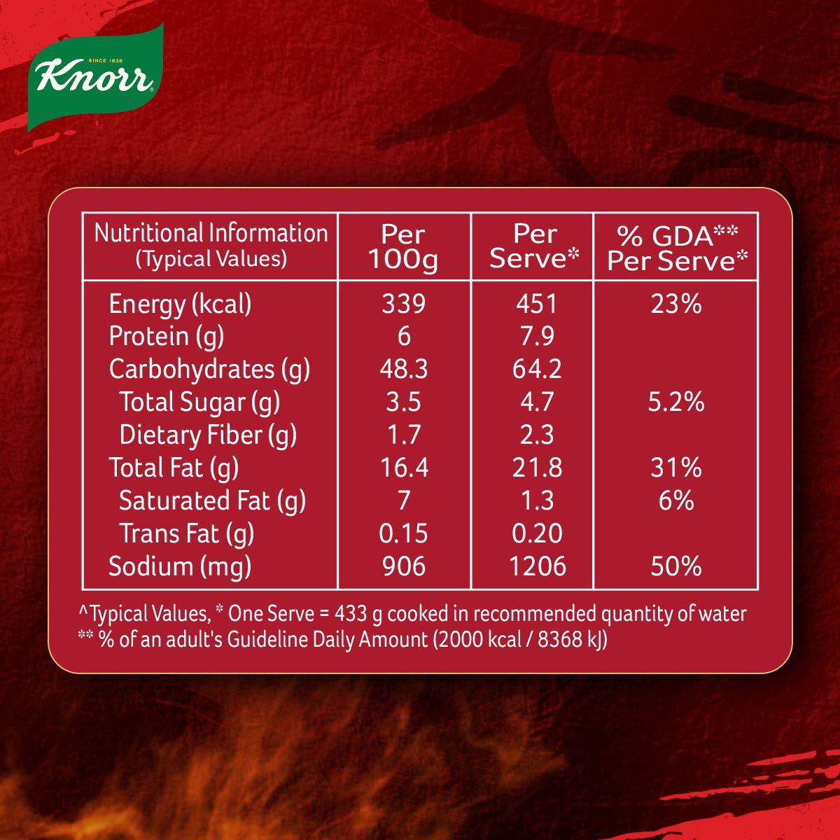 KNORR NOODLES KOREAN KIMCHI RAMEN 133 GM
