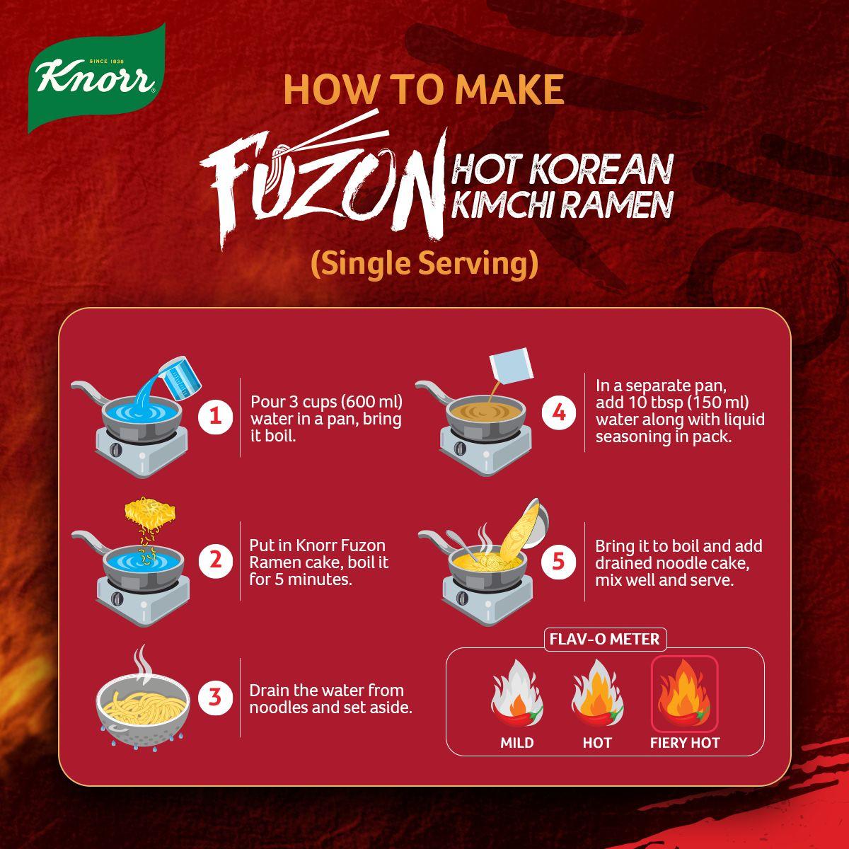 KNORR NOODLES KOREAN KIMCHI RAMEN 133 GM