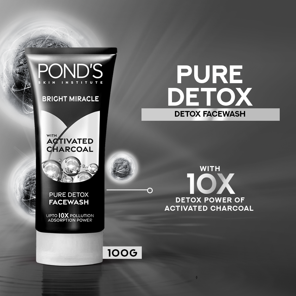 PONDS PURE DETOX ANTI POLLUTION PURITY FACE WASH 100 ML