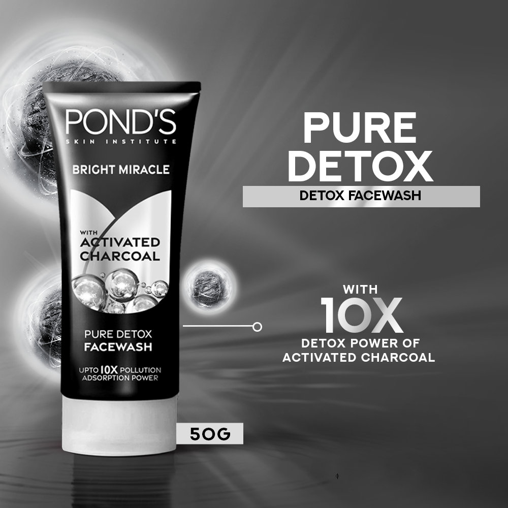 PONDS FACE WASH PURE DETOX ANTI POLLUTION PURITY 50 GM