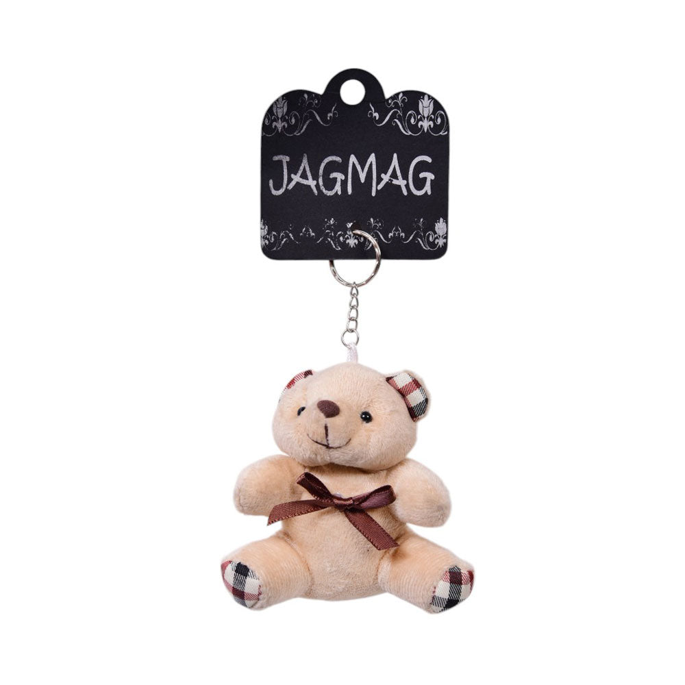 JGMG KEY CHAIN BEAR LIGHT BROWN DSC6549