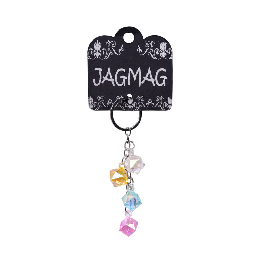 JGMG KEY CHAIN FOUR CRYSTAL DSC6566