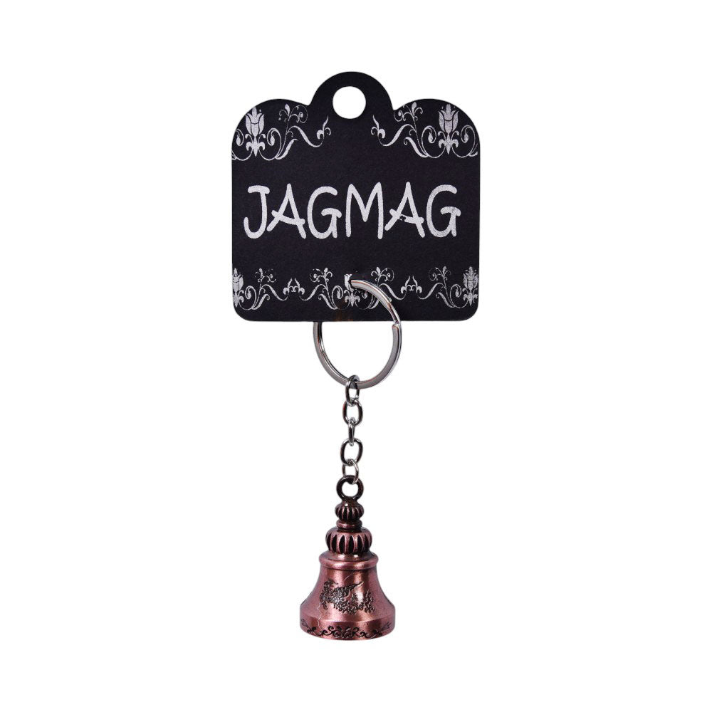 JGMG KEY CHAIN BELL BROWN DSC6590