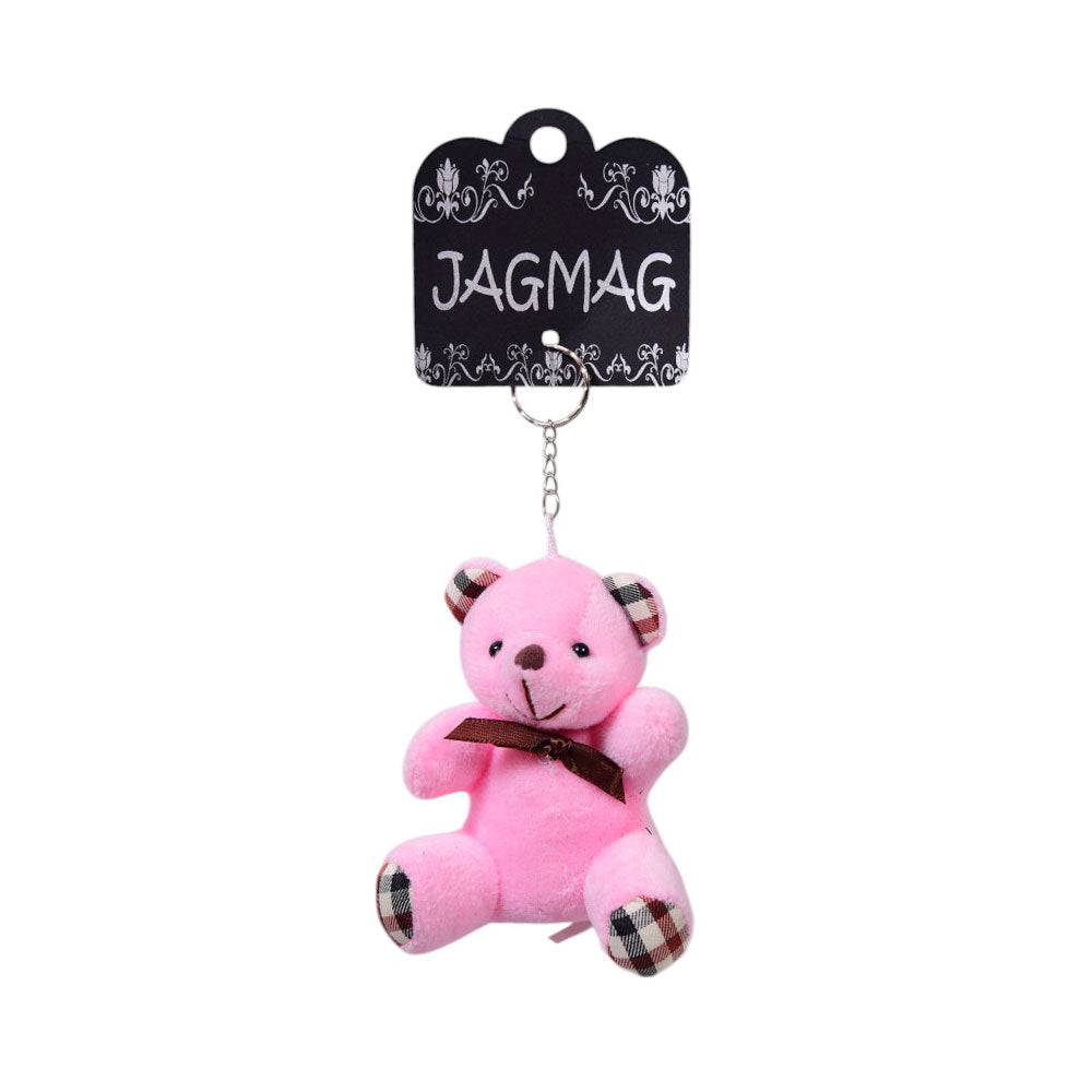 JGMG KEY CHAIN BEAR LIGHT PINK DSC6600