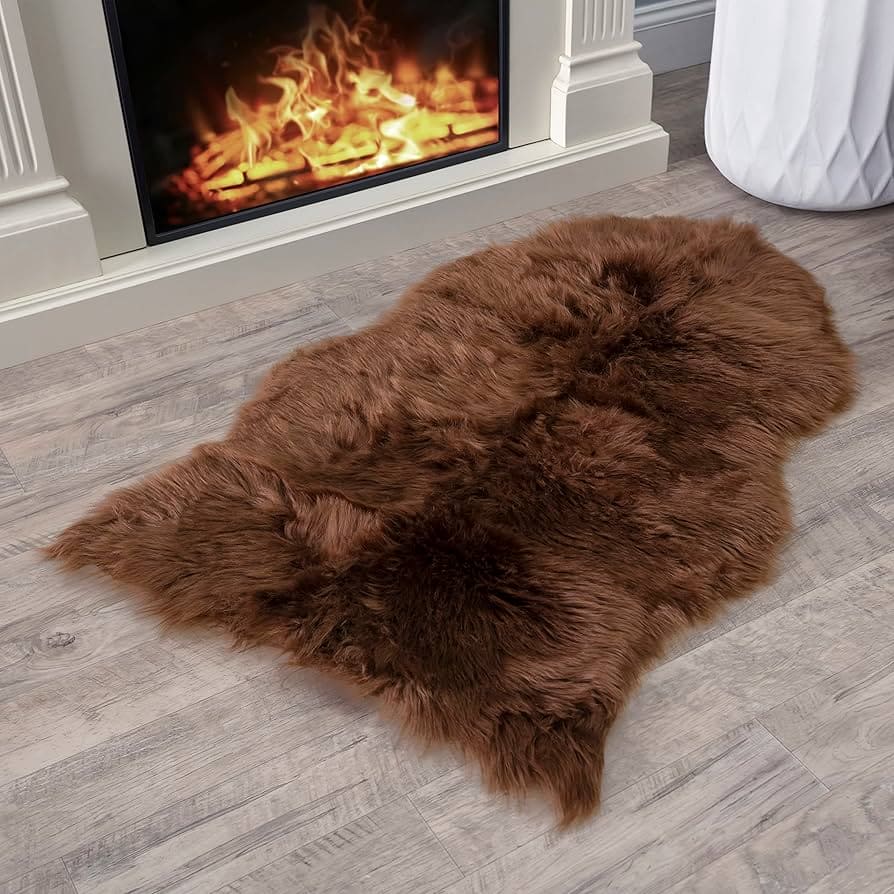 ORIENTAL FUR RUG 2X3