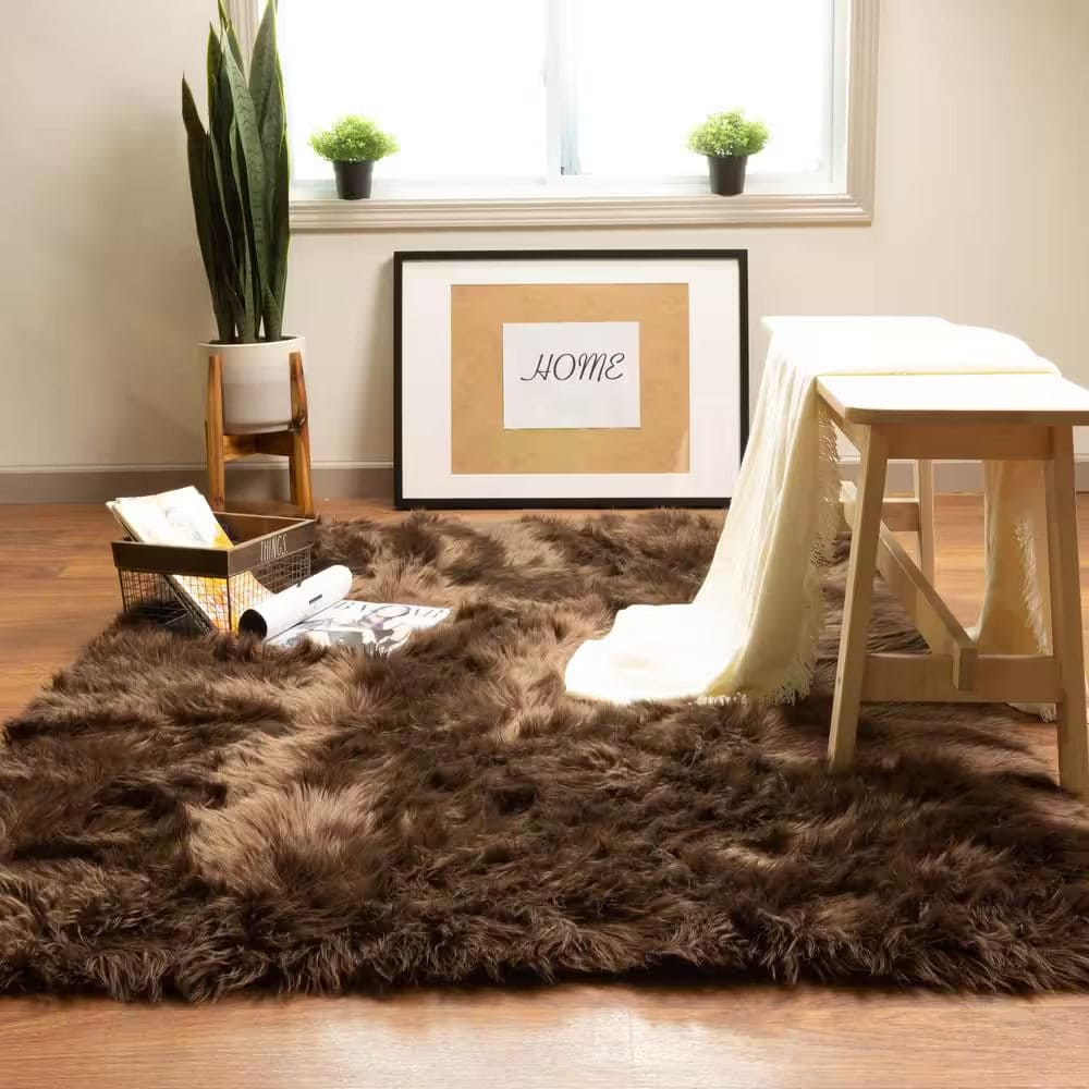 ORIENTAL FUR RUG 4X6