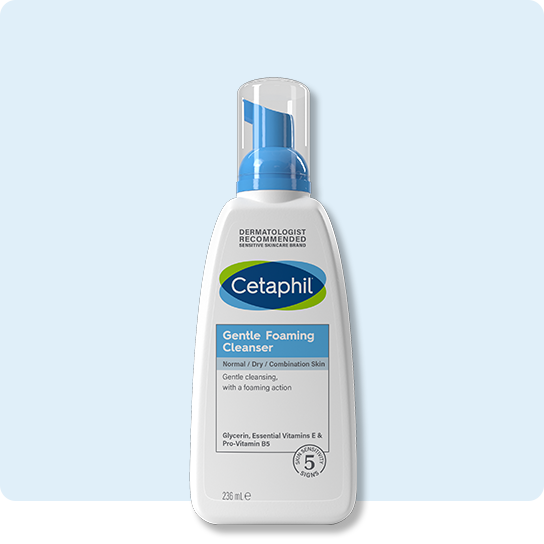 CETAPHIL GENTLE FOAMING CLEANSER NORMAL DRY SKIN PUMP 236 ML