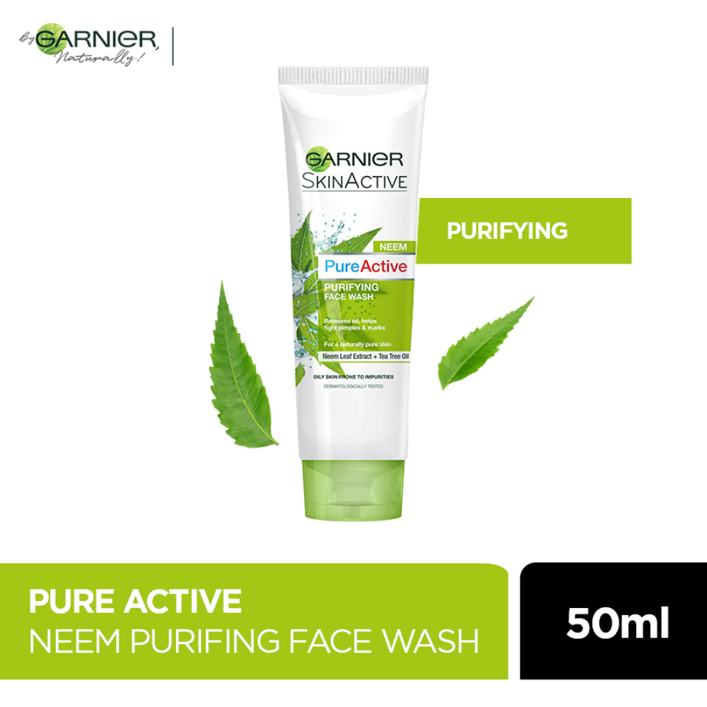 GARNIER PURE ACTIVE NEEM FACE WASH 100ML