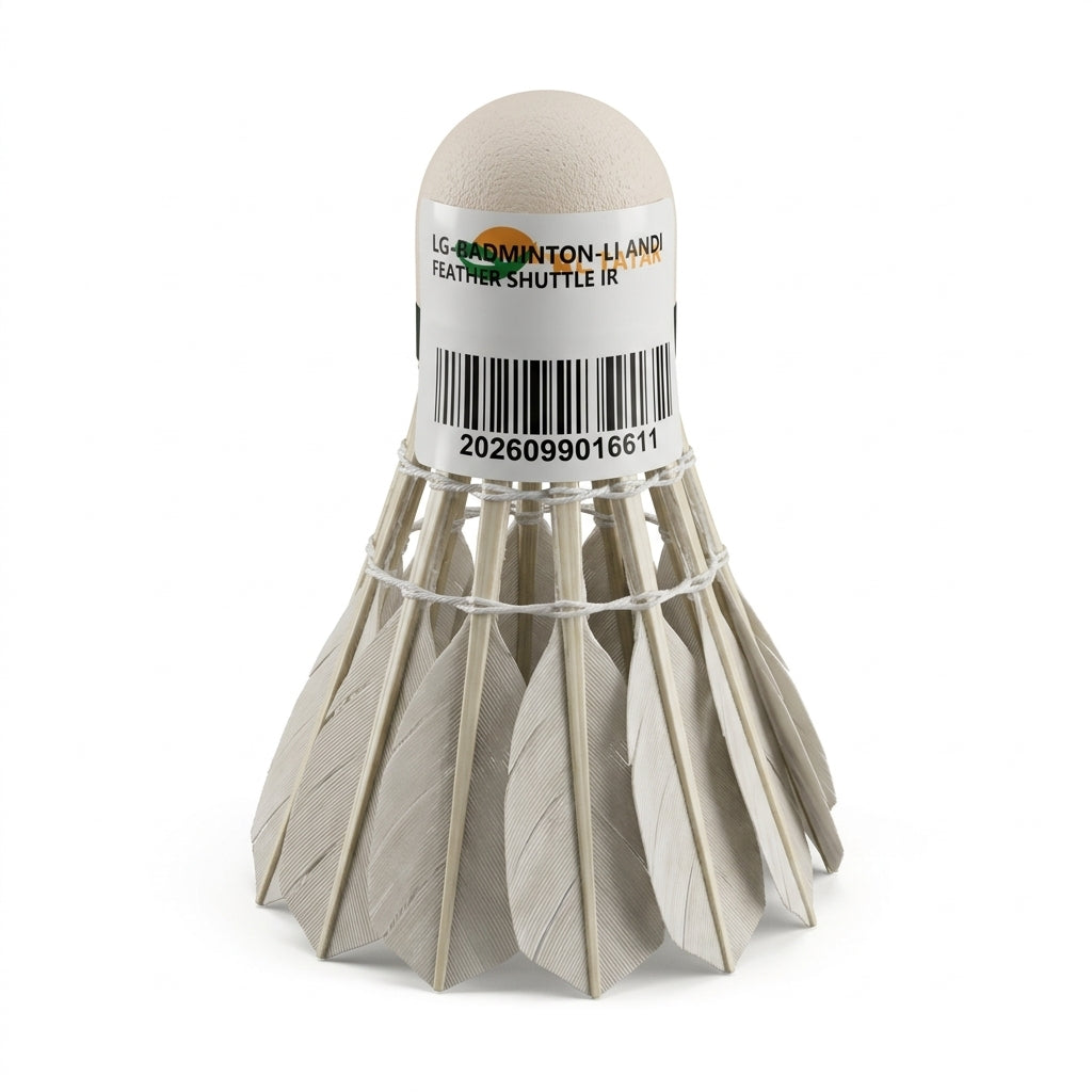 LG-417 BADMINTON JIANDI FEATHER SHUTTLE IR