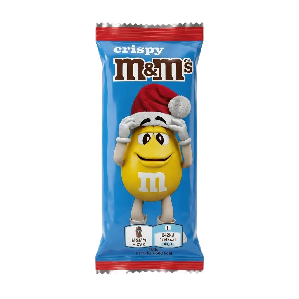 M&M CHOCOLATE BAR CRISPY 29 GM