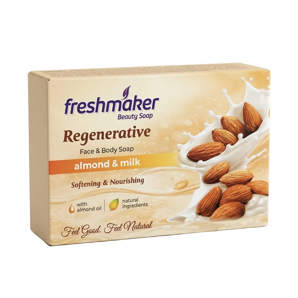 FRESHMAKER BEAUTY SOAP 125 GM ALMOND & MILK