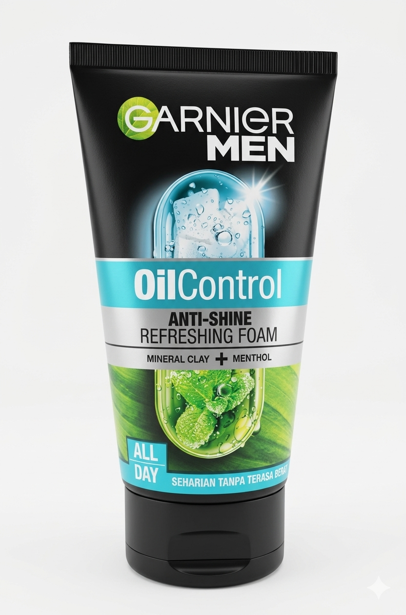 GARNIER MEN COOLING FOAM TURBO LIGHT 100 ML