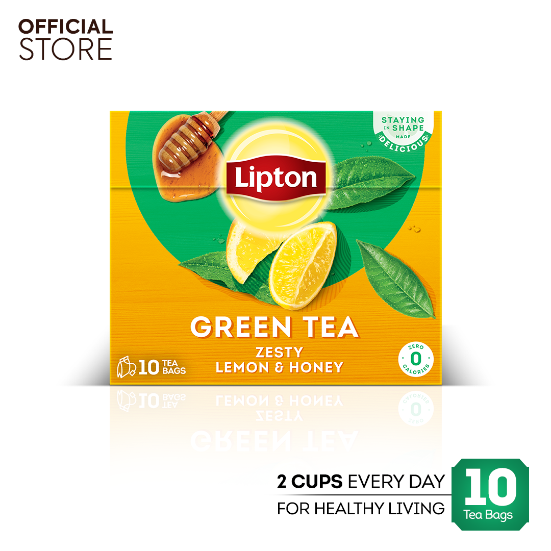 LIPTON GREEN TEA LEMON & HONEY 10S