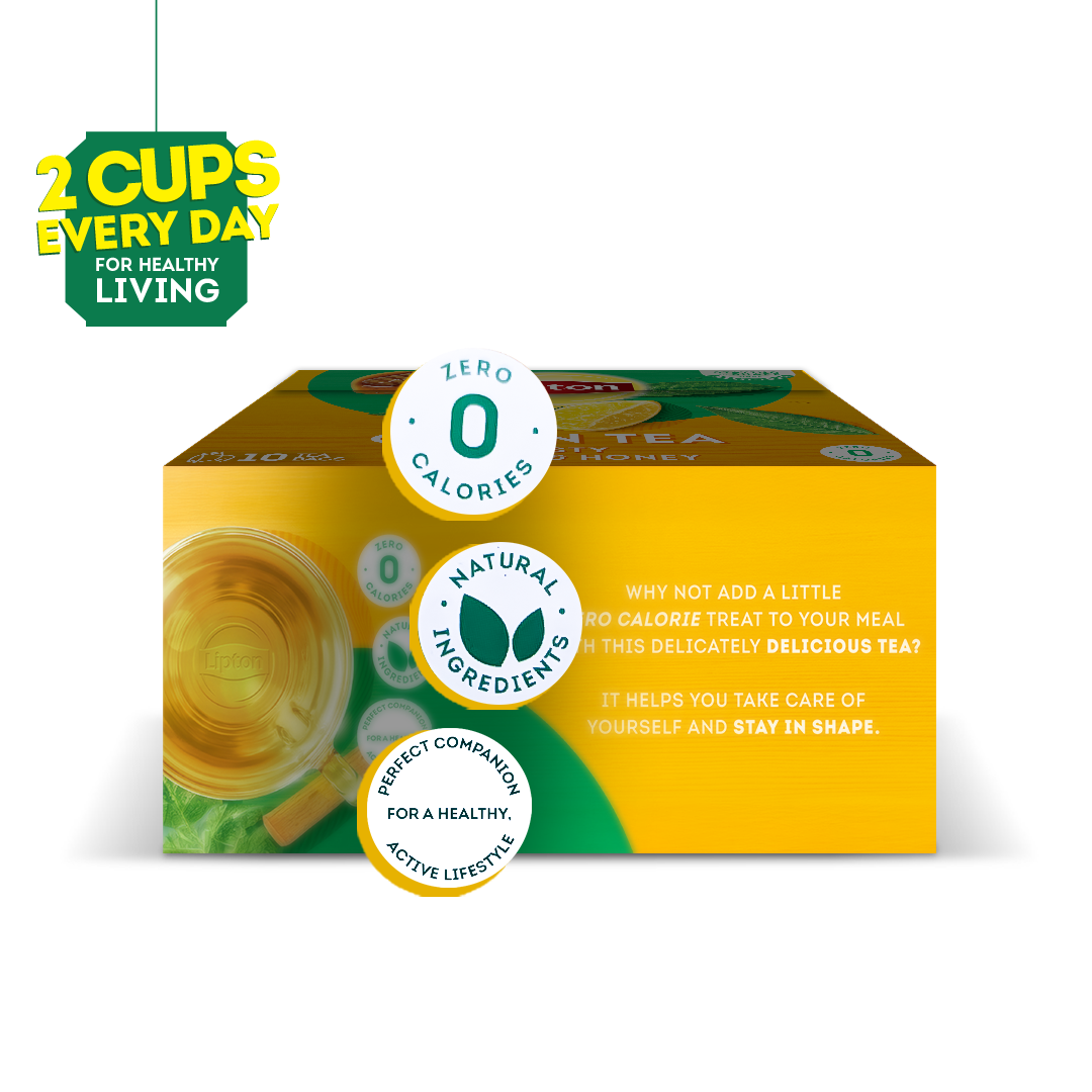 LIPTON GREEN TEA LEMON & HONEY 10S