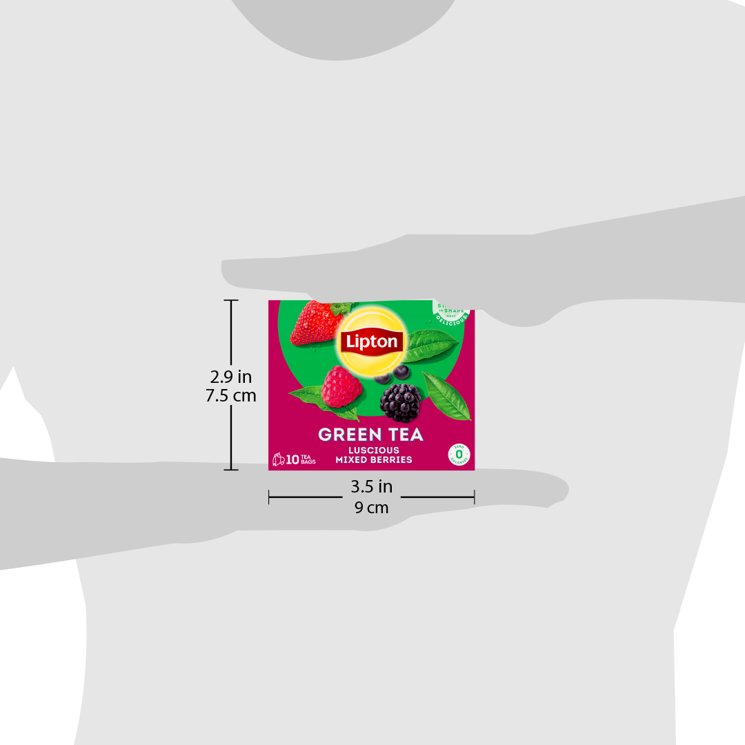 LIPTON GREEN TEA MIXED BERRIES 10S