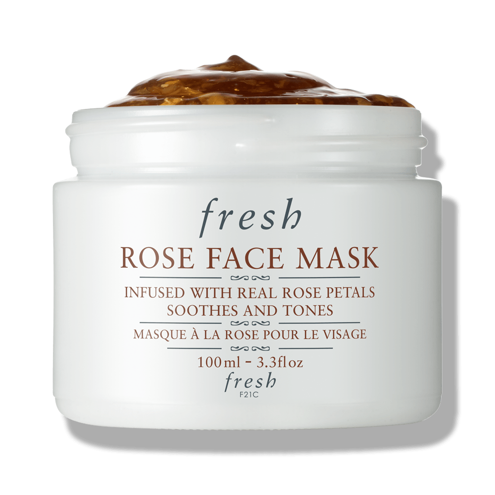 FRESH ROSE FACE MASK INFUSED WITH REAL ROSE PETALS HYDRATES