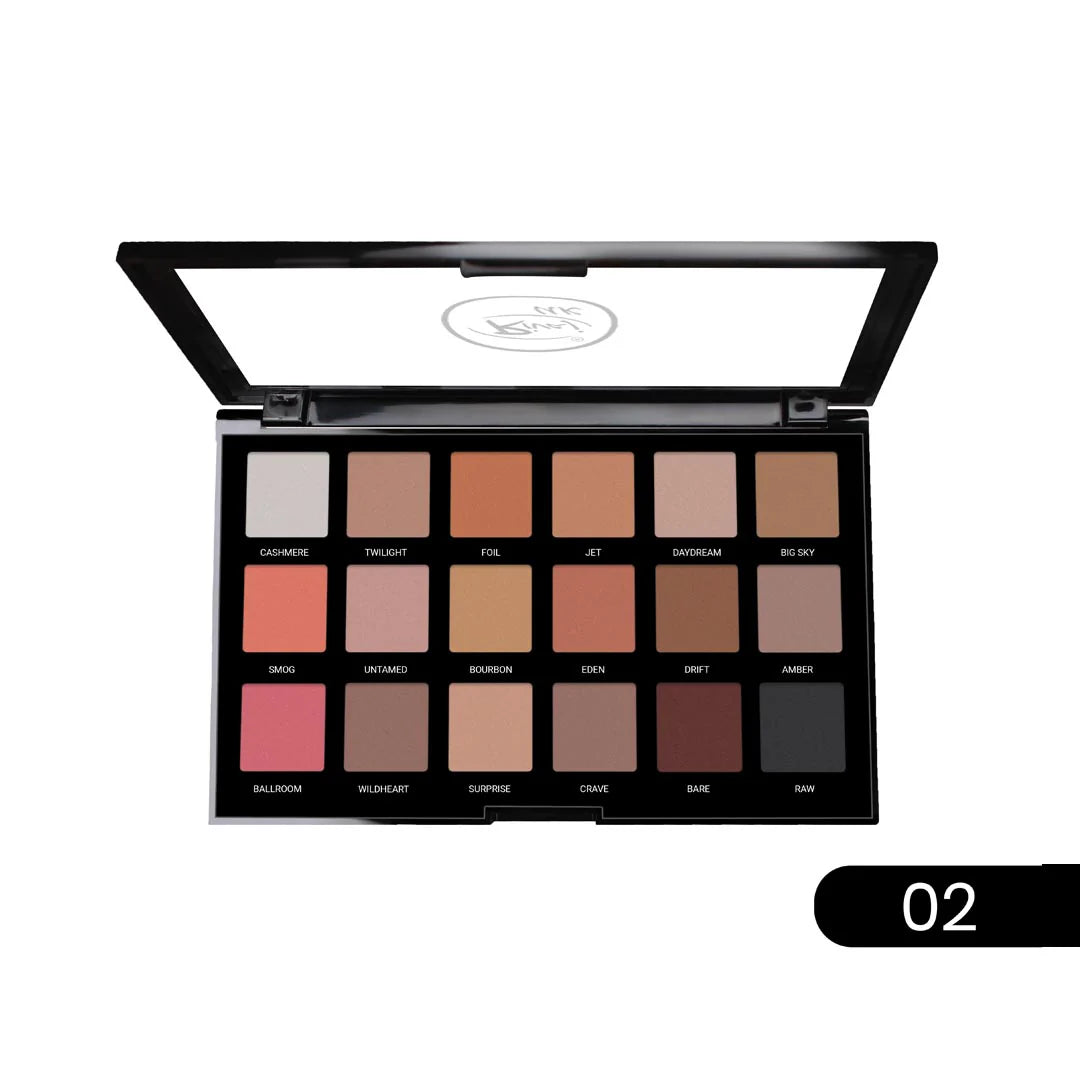 RIVAJ HD FLAWLESS SHADOW PALLETE 18 COLOUR EYESHADOW 20GM