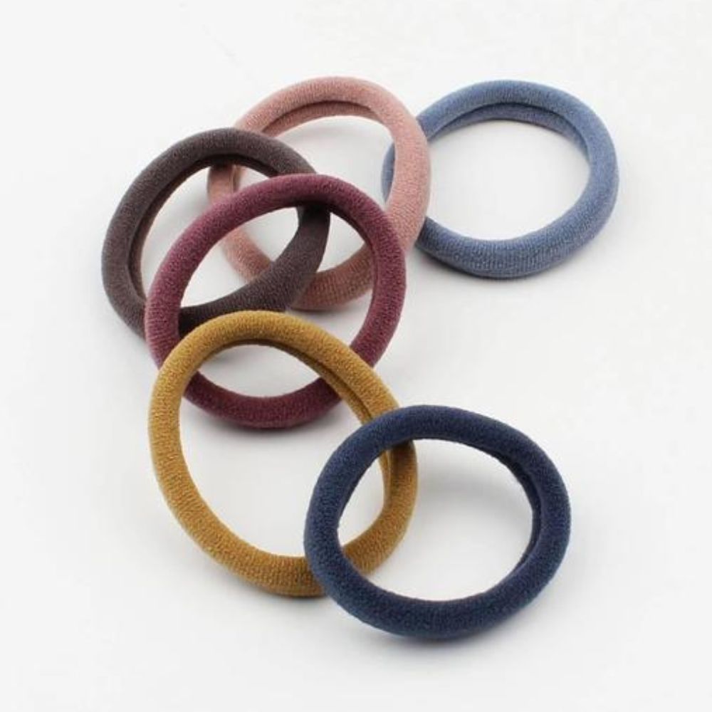 SH  HAIR TIES 10P MULTICOLOR MEDIUM