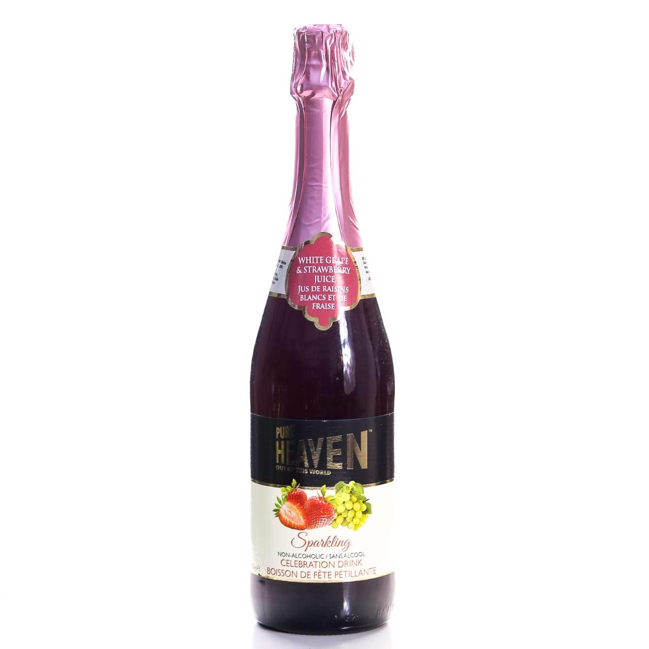 PURE HEAVEN DRINK WHITE GRAPE WITH STRAWBERRY 750ML BASIC