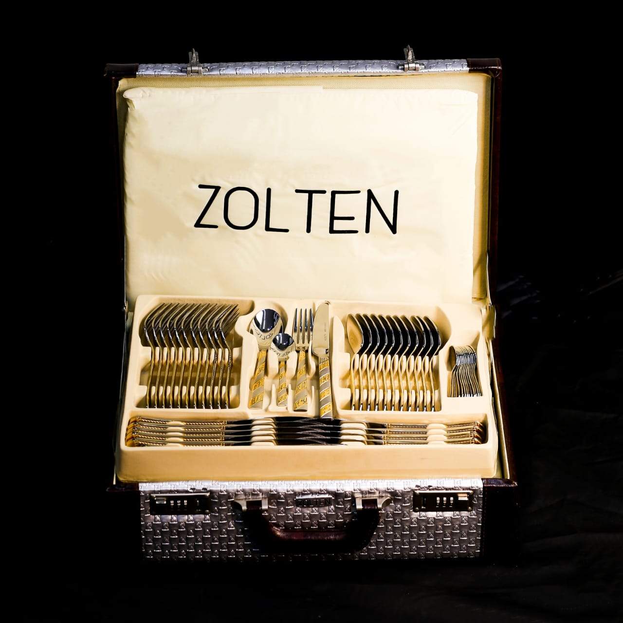 CUTLERY SET D279GS 128PC ZOLTEN PC